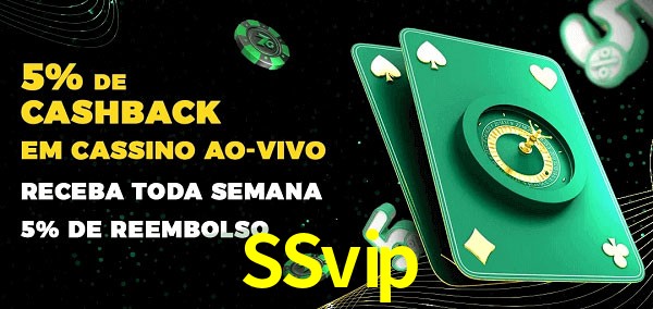 Promoções do cassino ao Vivo SSvip